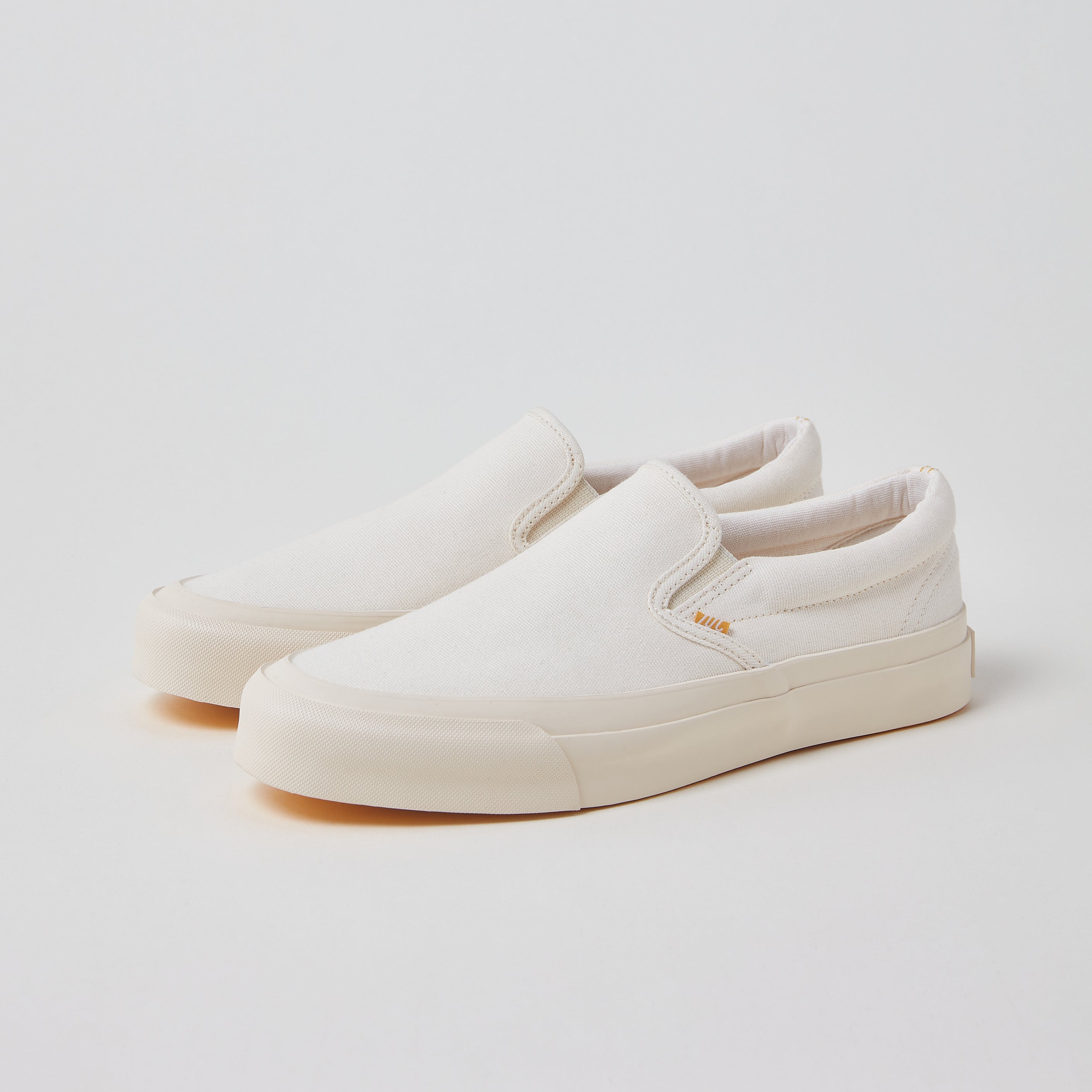 White on sale slip on