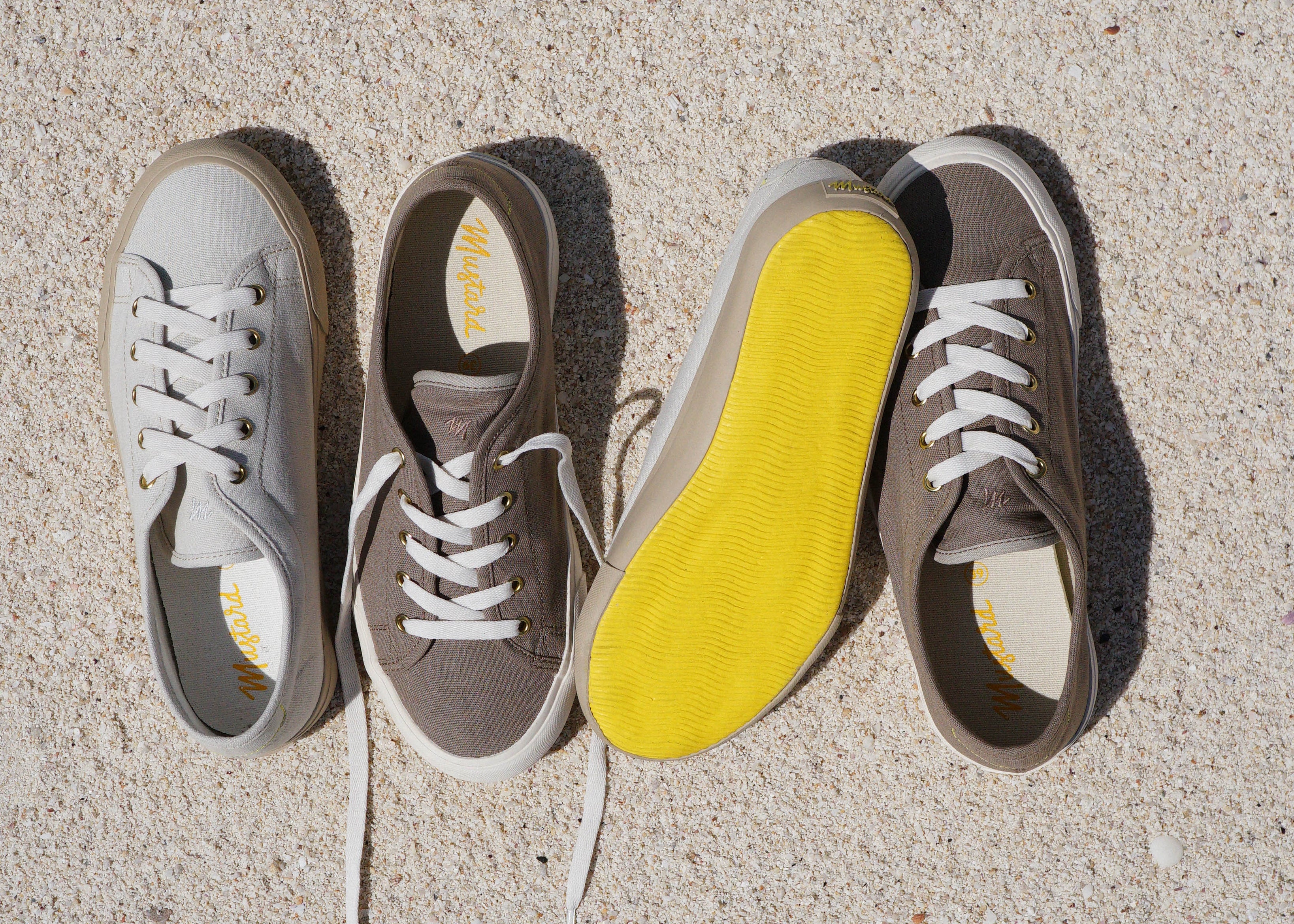 Down To Earth – Mustard Sneakers