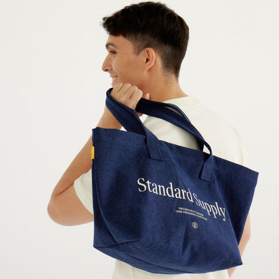 Standard Supply Market Tote - Blueberry