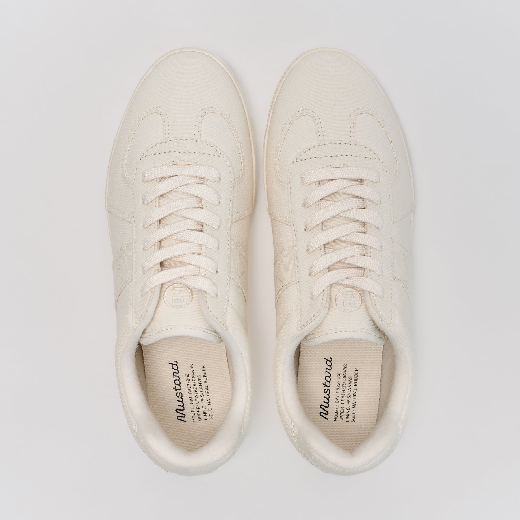 GAT CANVAS WHITE – Mustard Sneakers