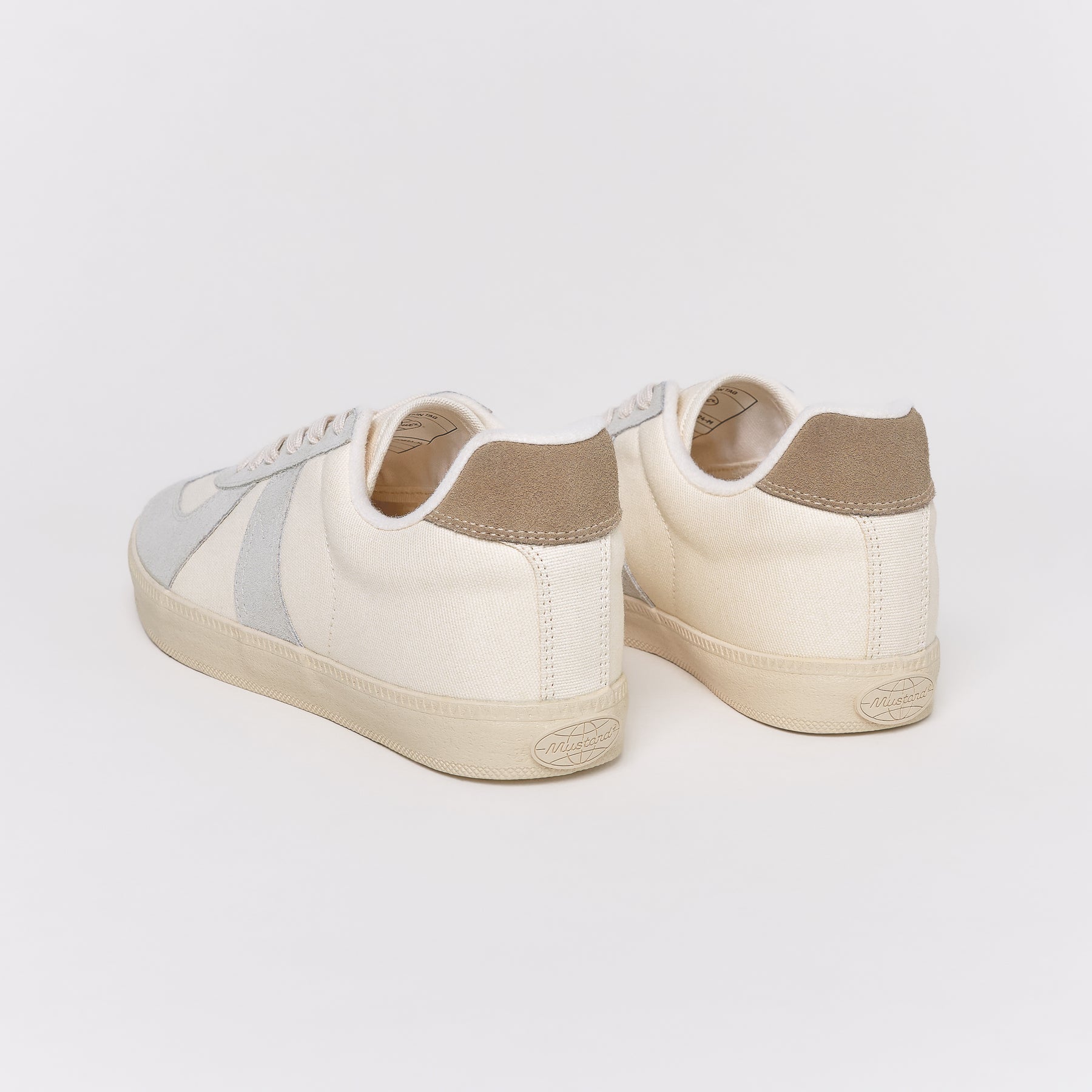 GAT WHITE/BEIGE – Mustard Sneakers