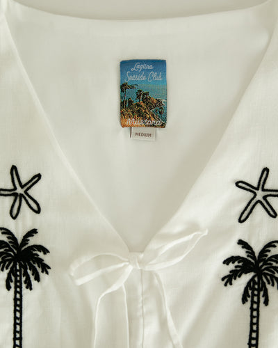 Laguna Palms Vest - White