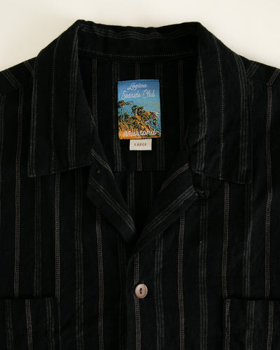 Laguna Pocket Shirt - Striped Black