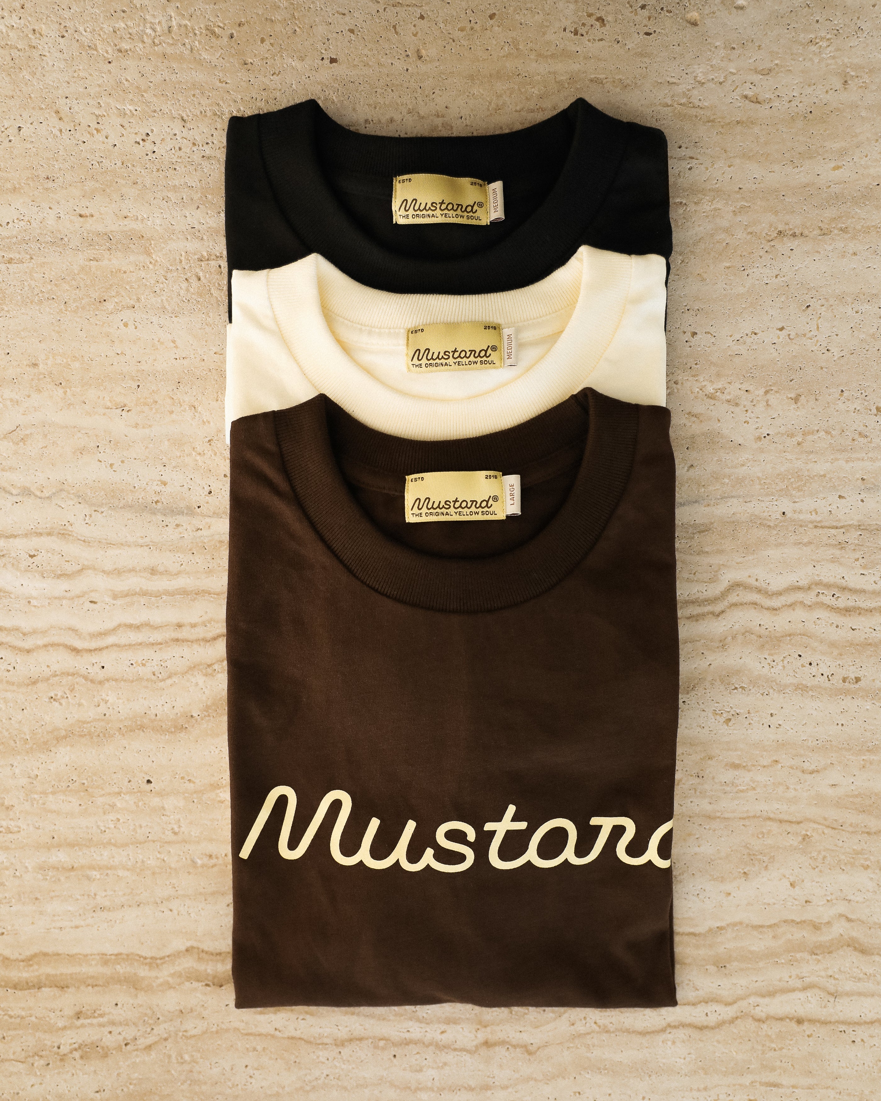 Mustard® Logo Tee - Chocolate
