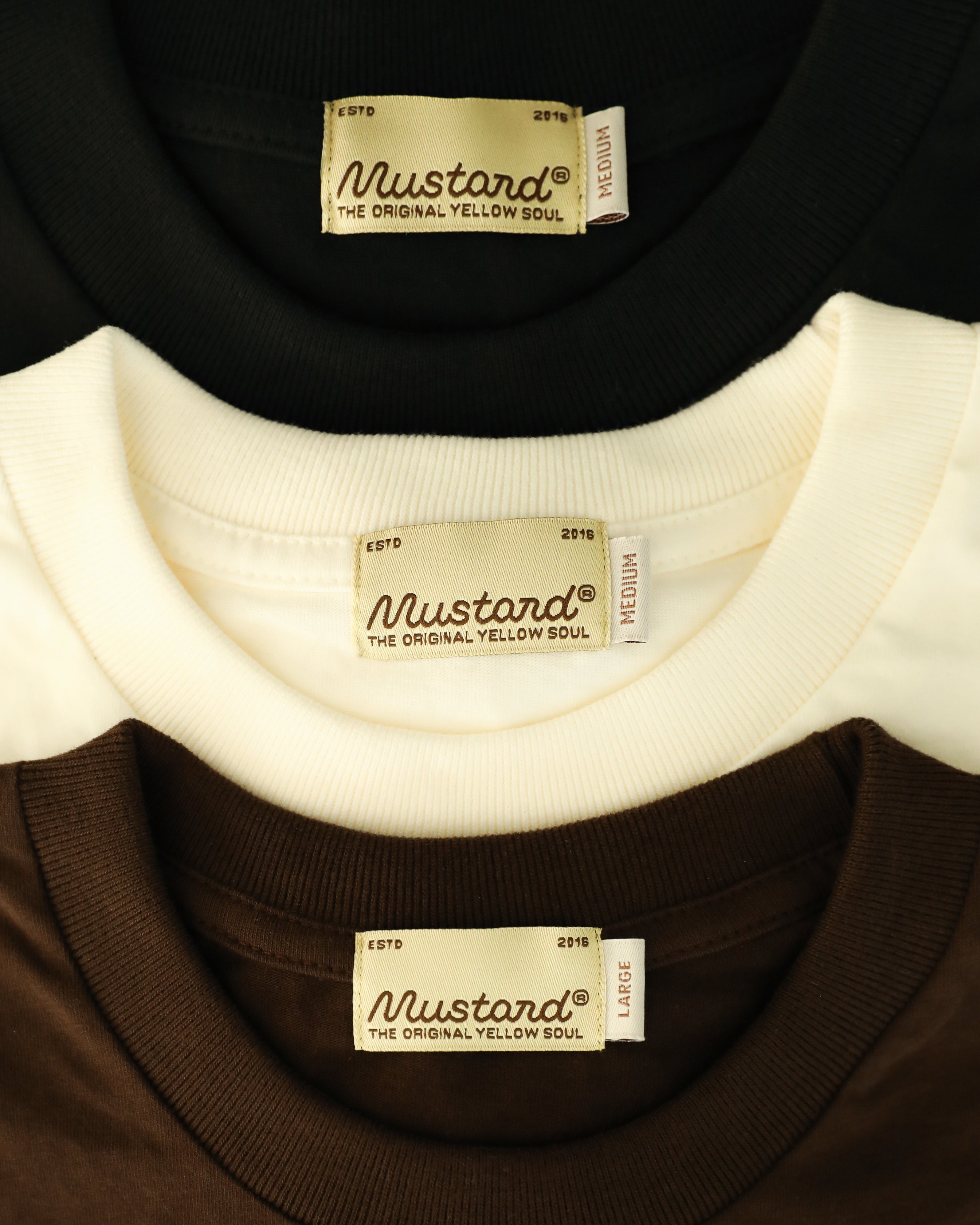 Mustard® Logo Tee - Chocolate