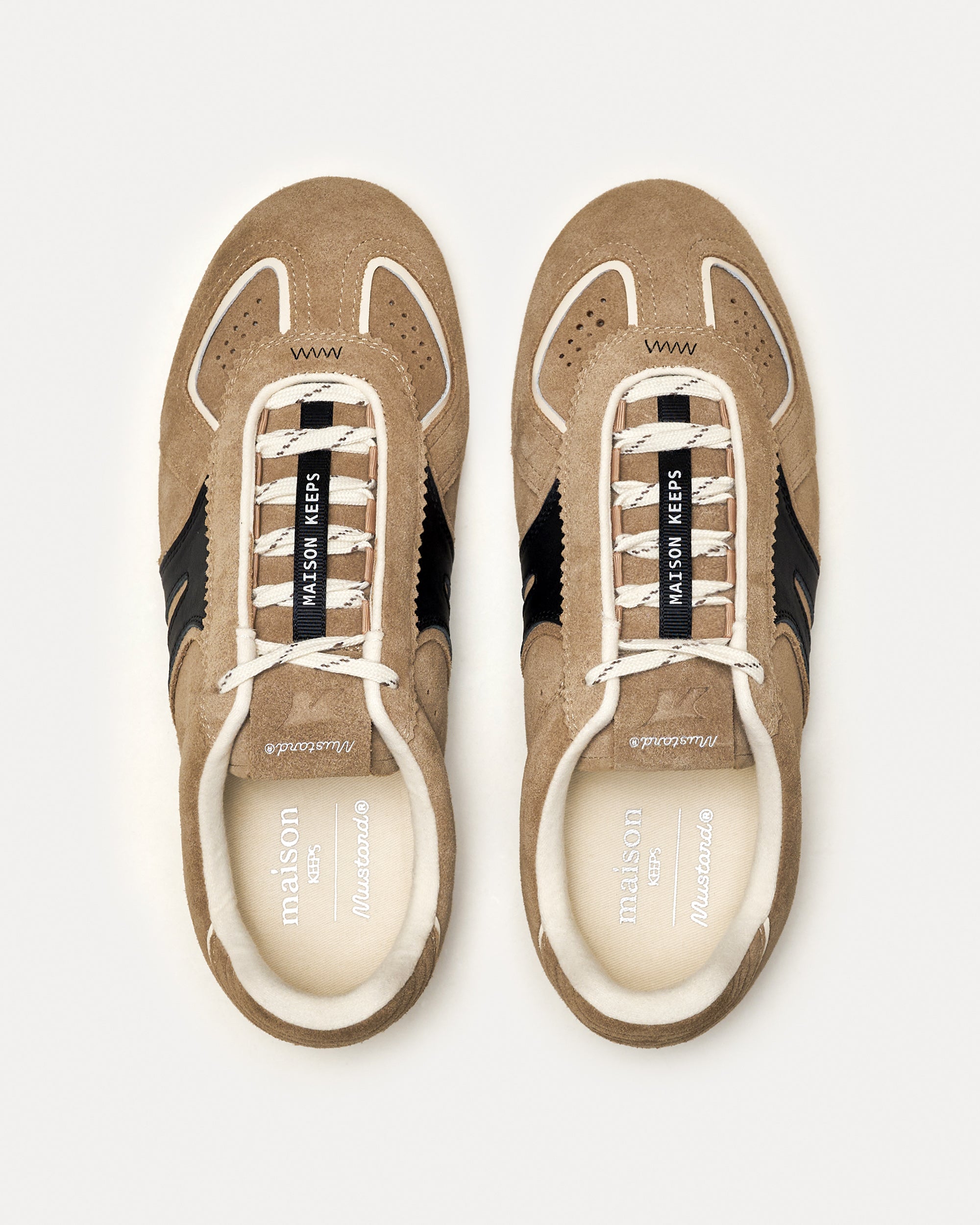 maison KEEPS x Mustard Sneakers - Latte