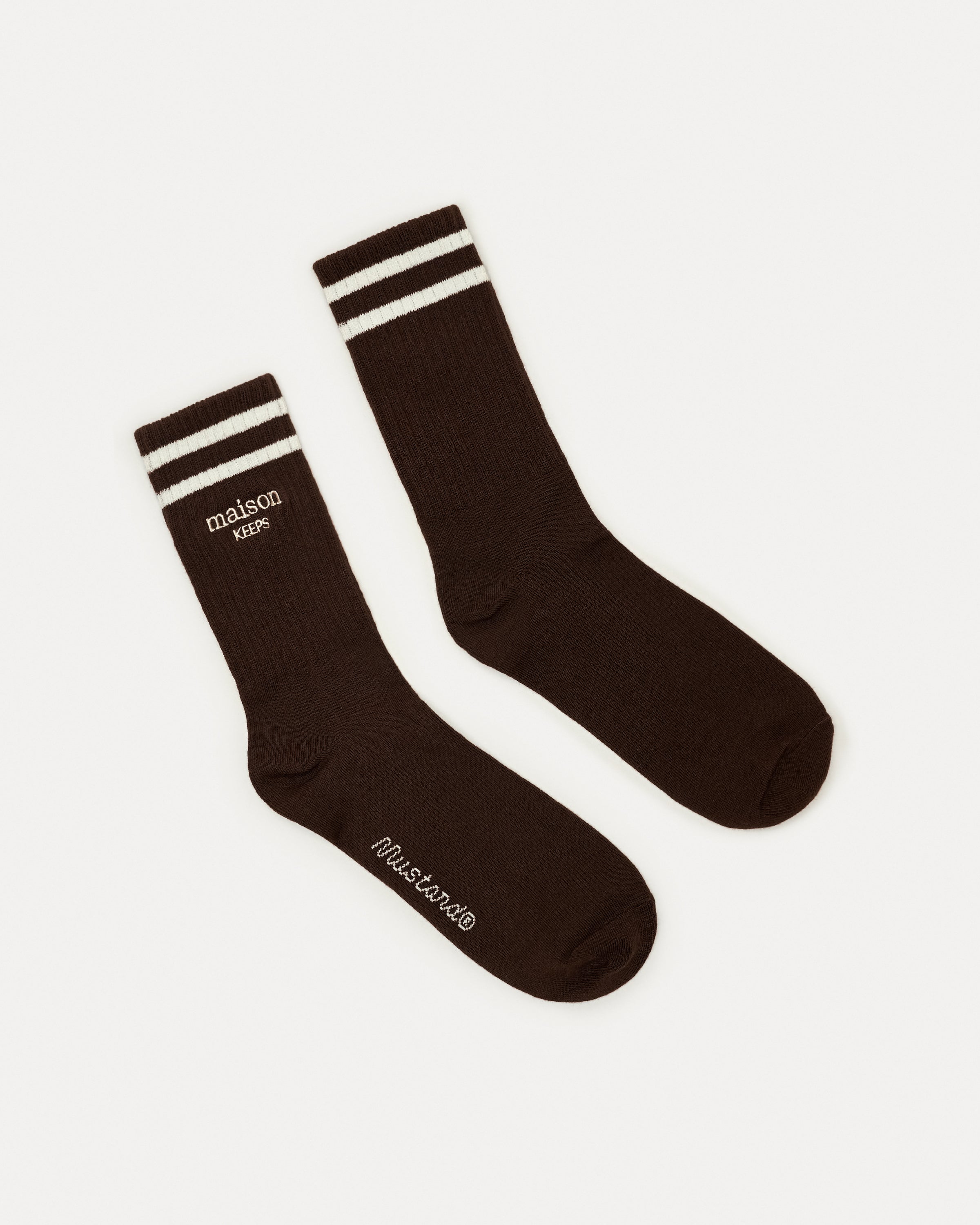 maison KEEPS x Mustard Striped Socks