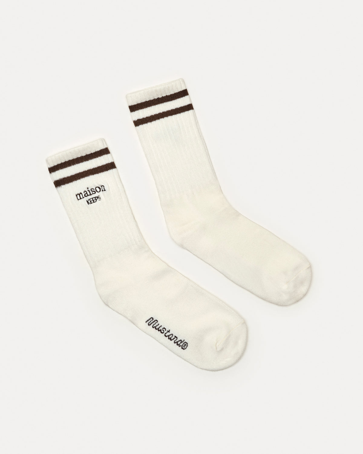 maison KEEPS x Mustard Striped Socks