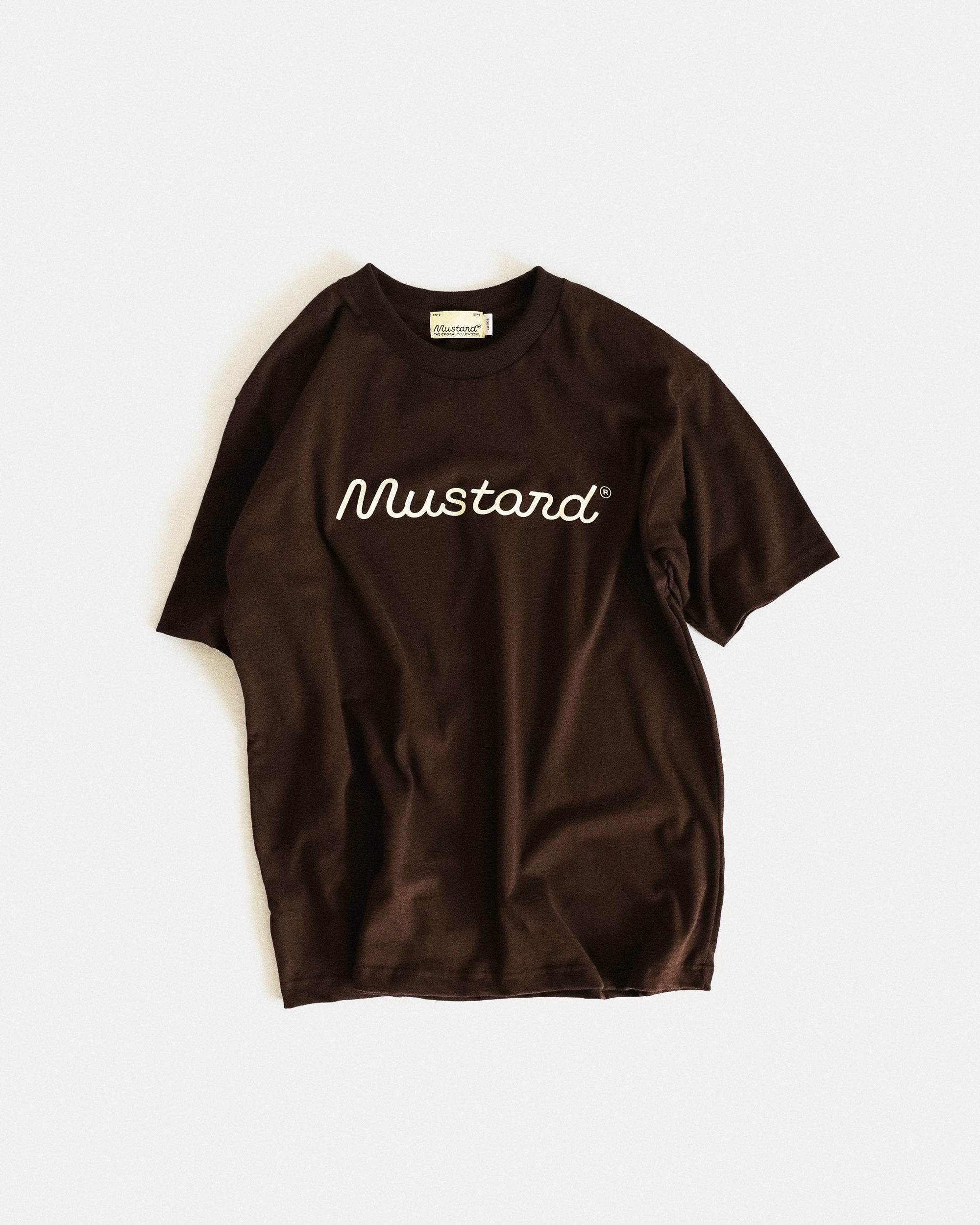 Mustard® Logo Tee - Chocolate