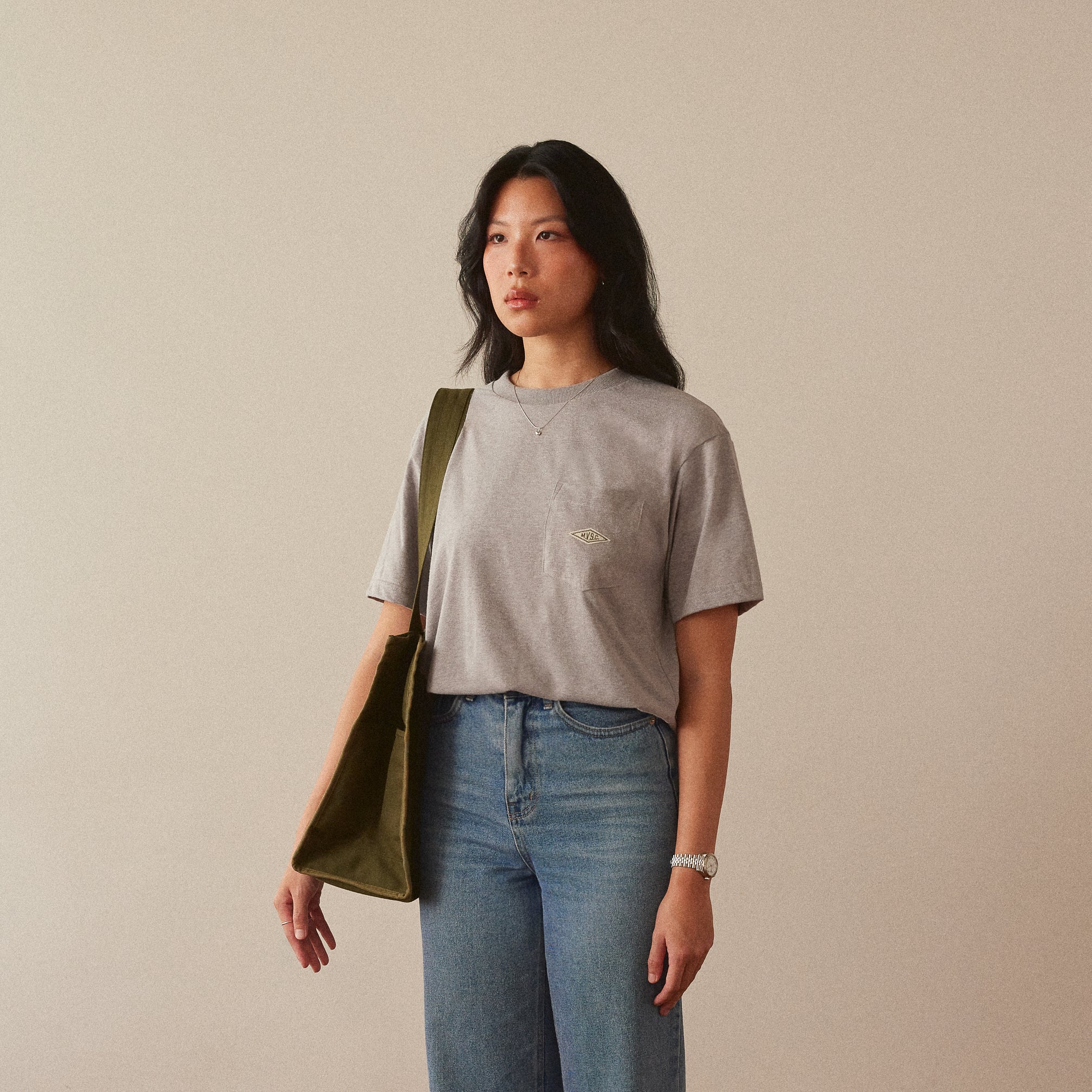 Mavericks Pocket Tee - Gray