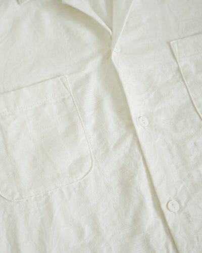 Laguna Pocket Shirt - Jacquard White