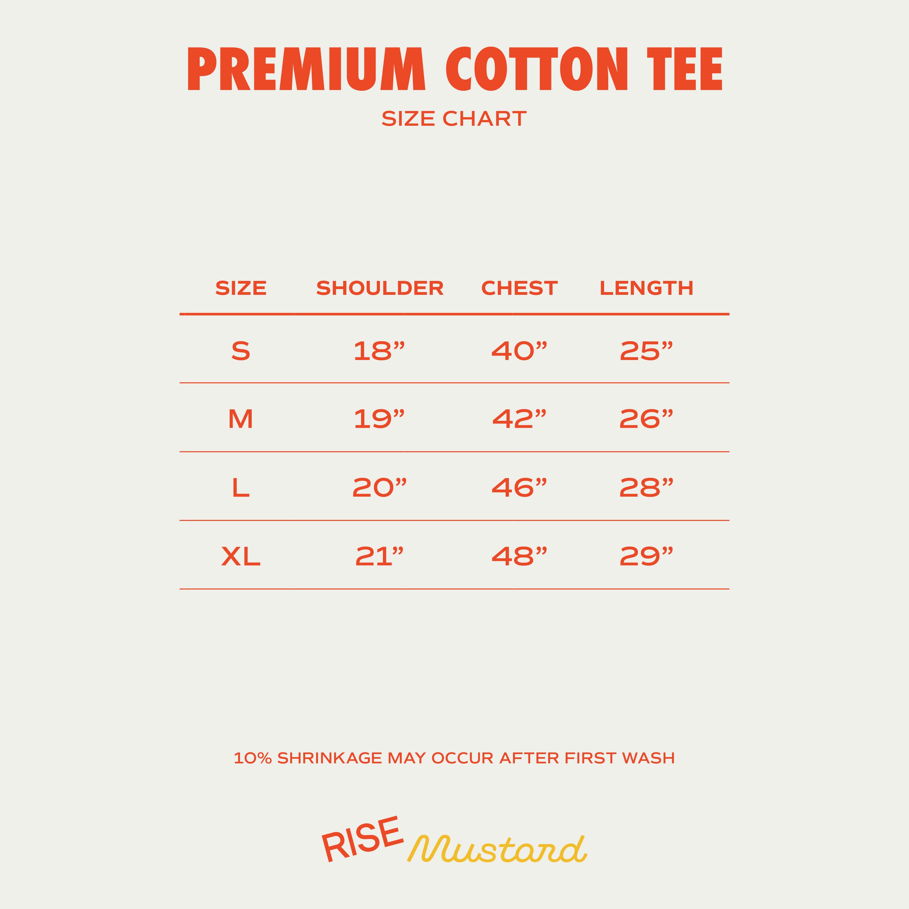 RISE COFFEE x Mustard - 40G Tee