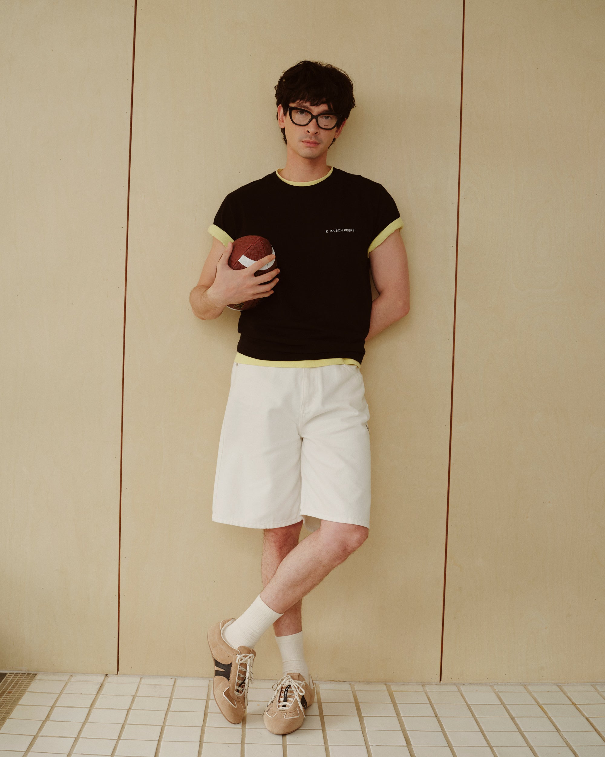 maison KEEPS x Mustard Sneakers - Latte