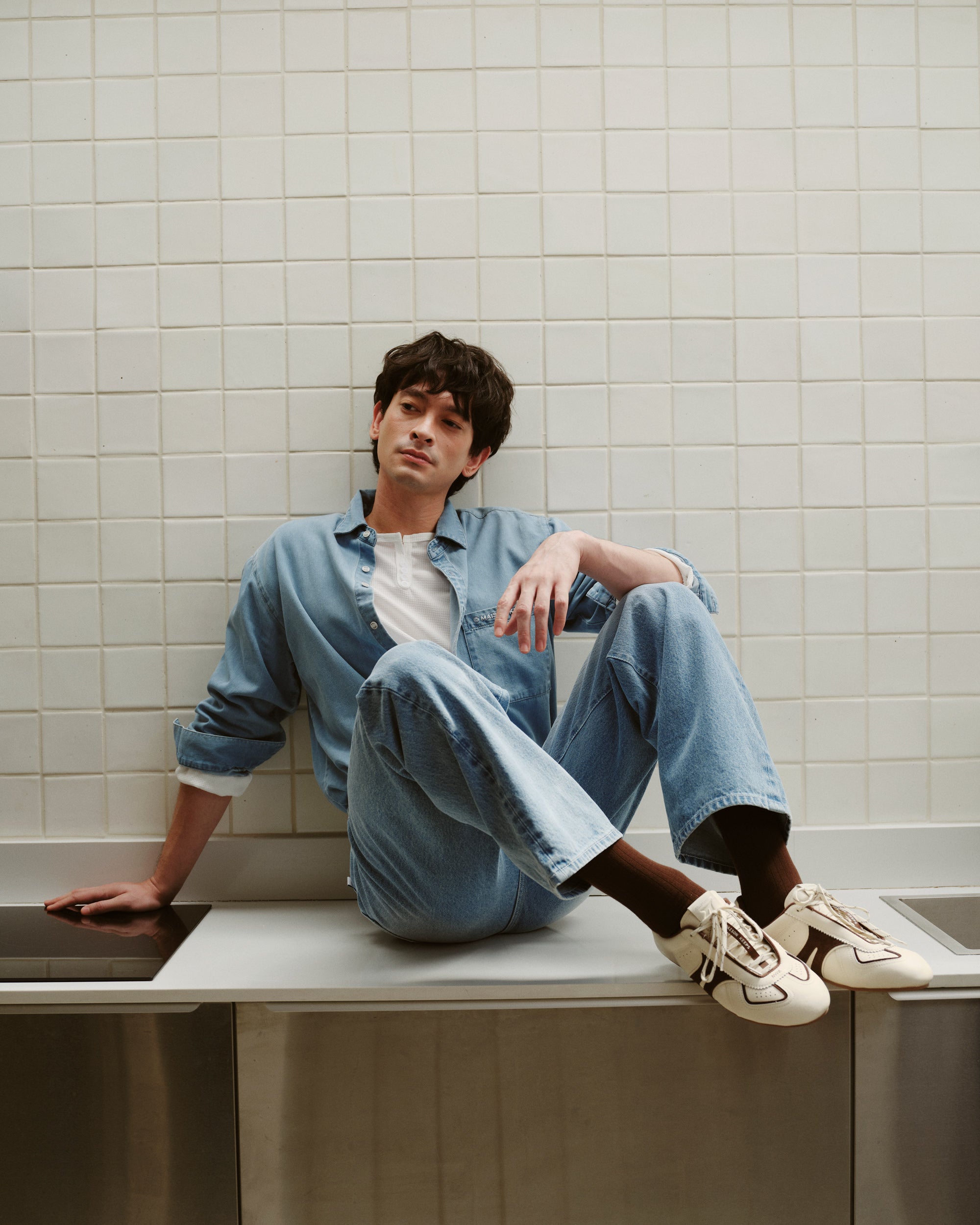 maison KEEPS x Mustard Sneakers - Ivory