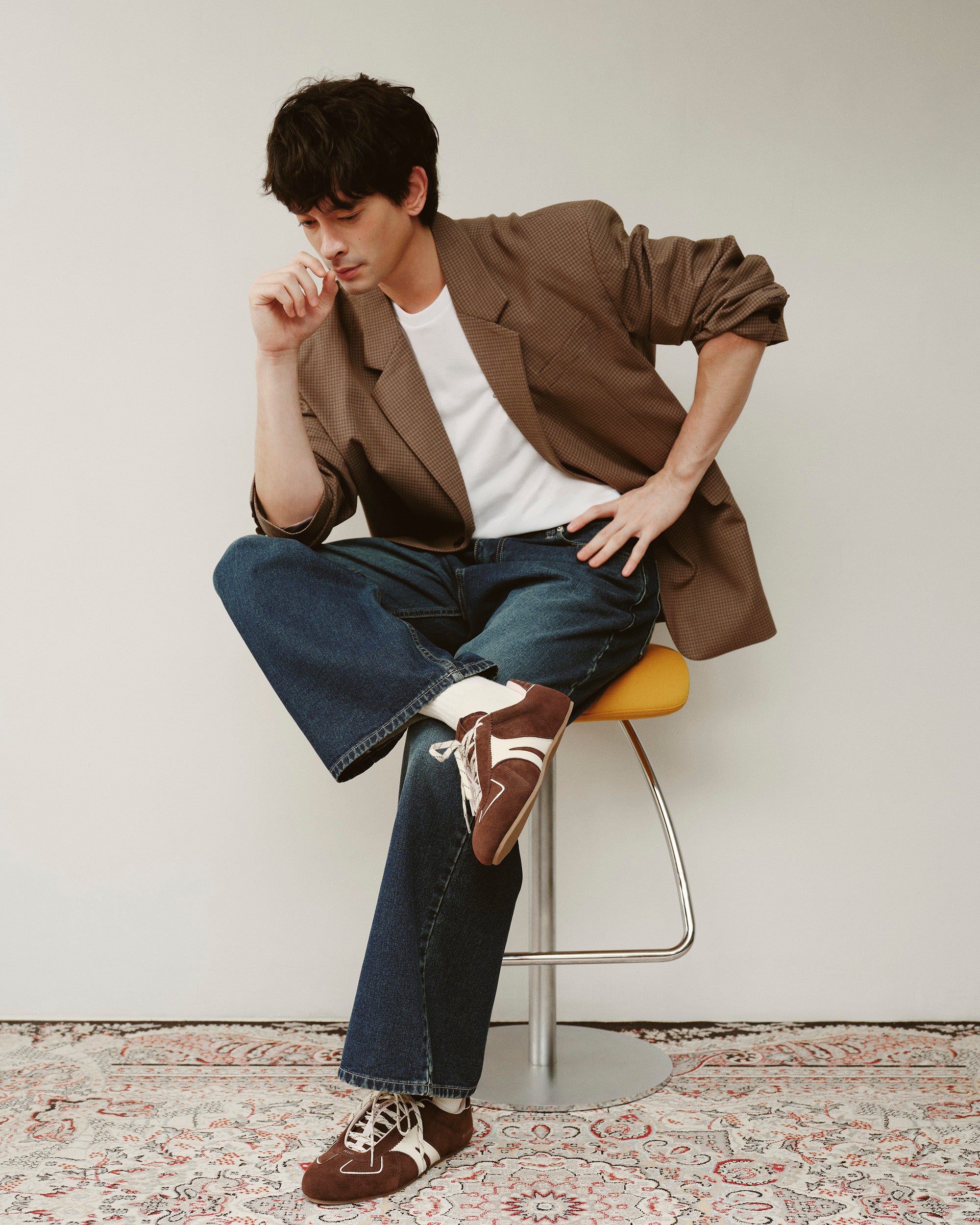 maison KEEPS x Mustard Sneakers - Chocolate