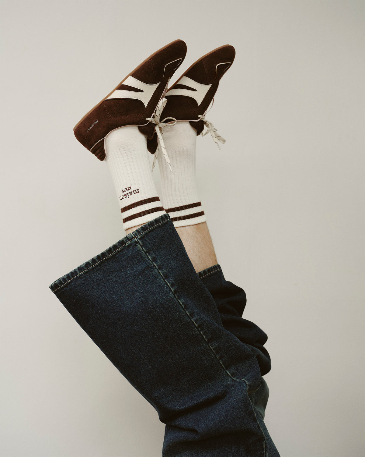 maison KEEPS x Mustard Striped Socks