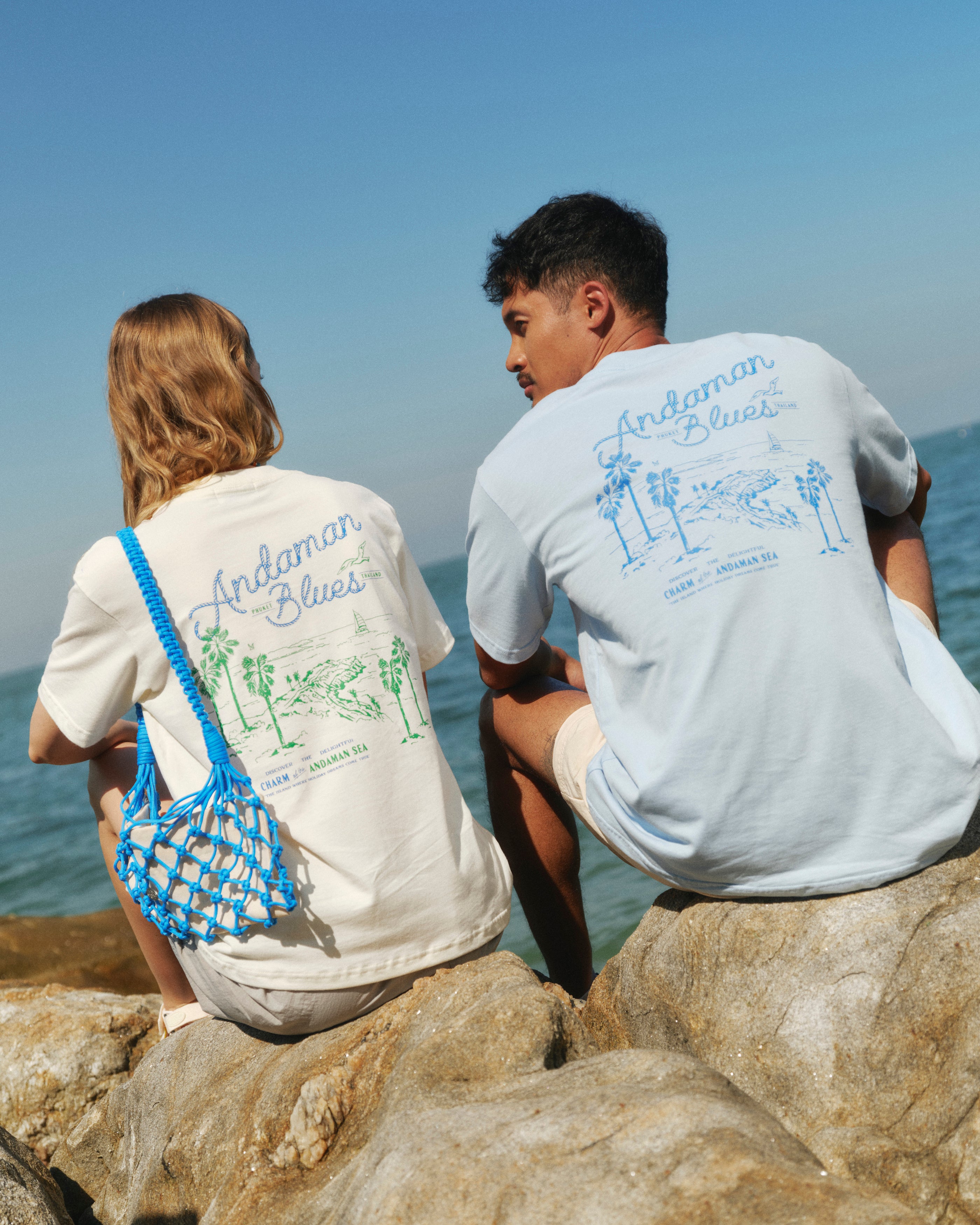 เสื้อยืด Andaman Blues - สีฟ้าอ่อน