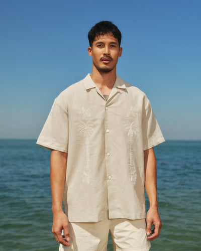 Laguna Palms Shirt - Sand