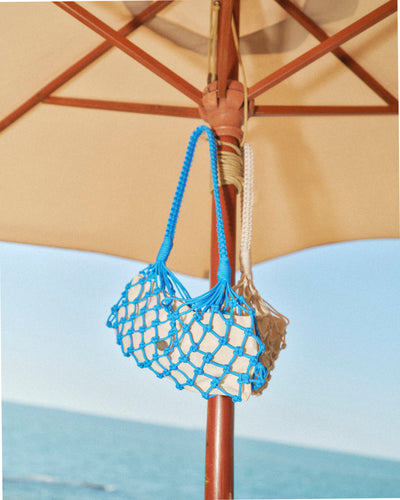 Laguna Macramé Bag - Cobalt Blue