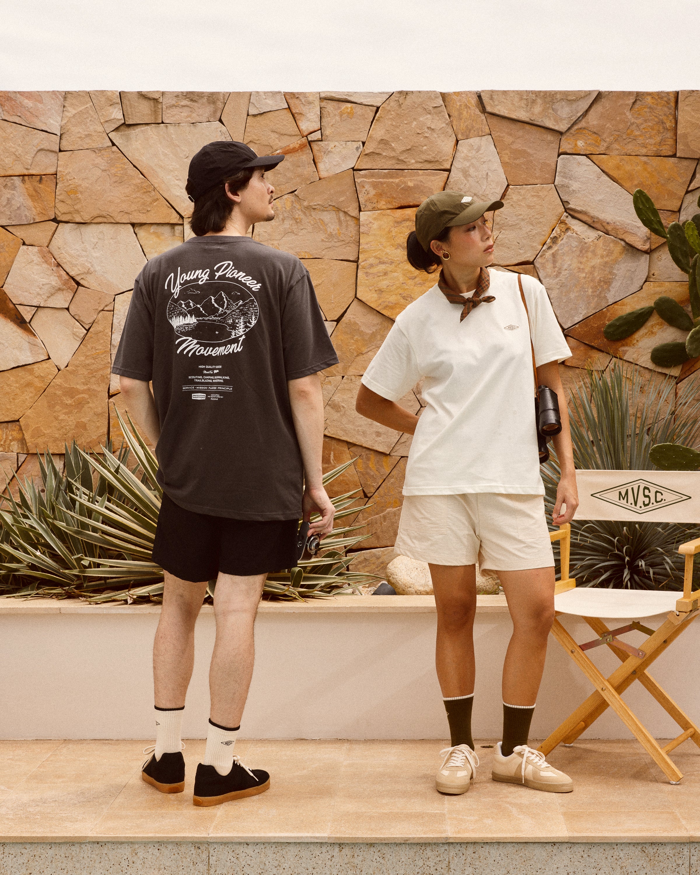Young Pioneer Tee - Smoke