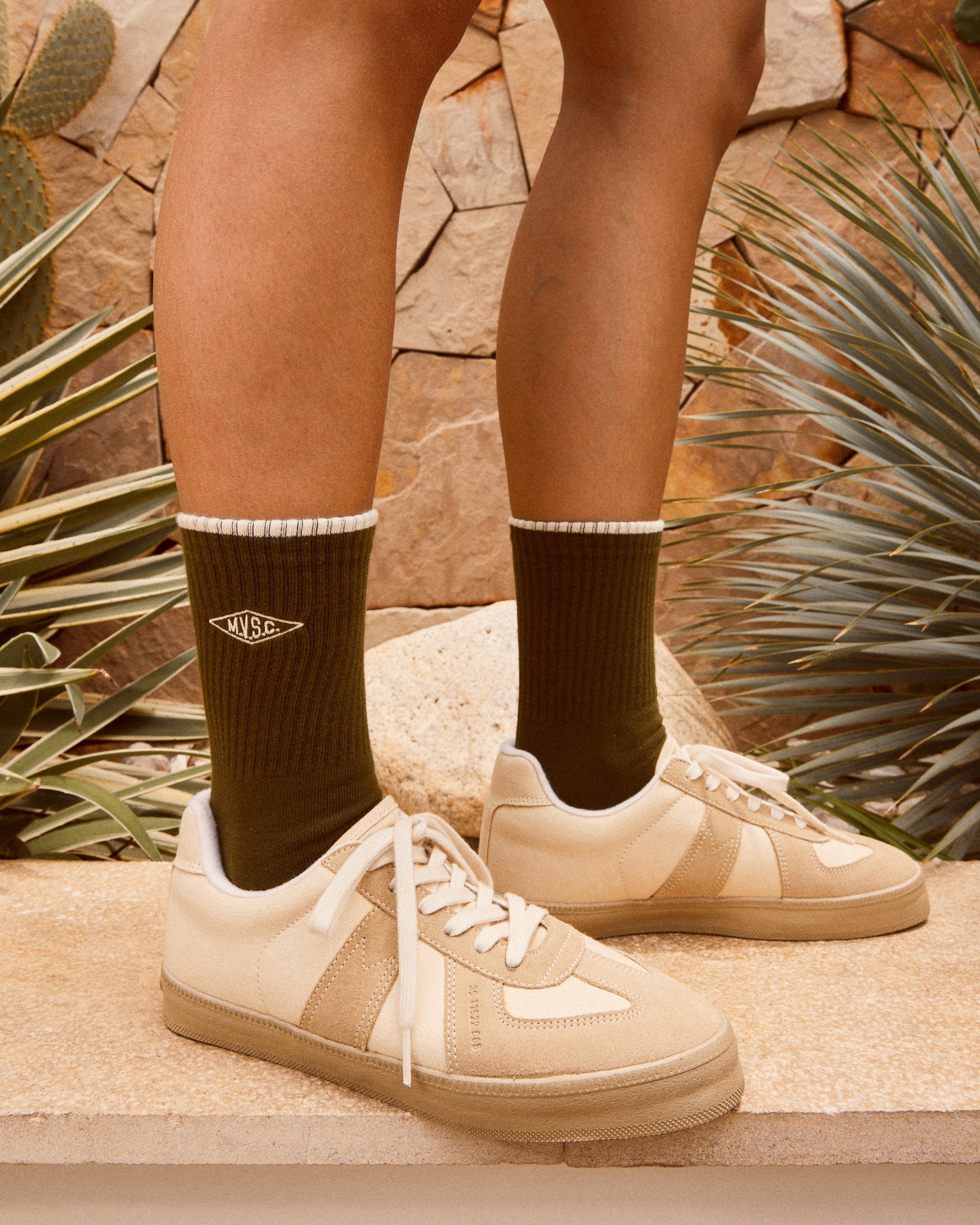 Mavericks Socks - Olive