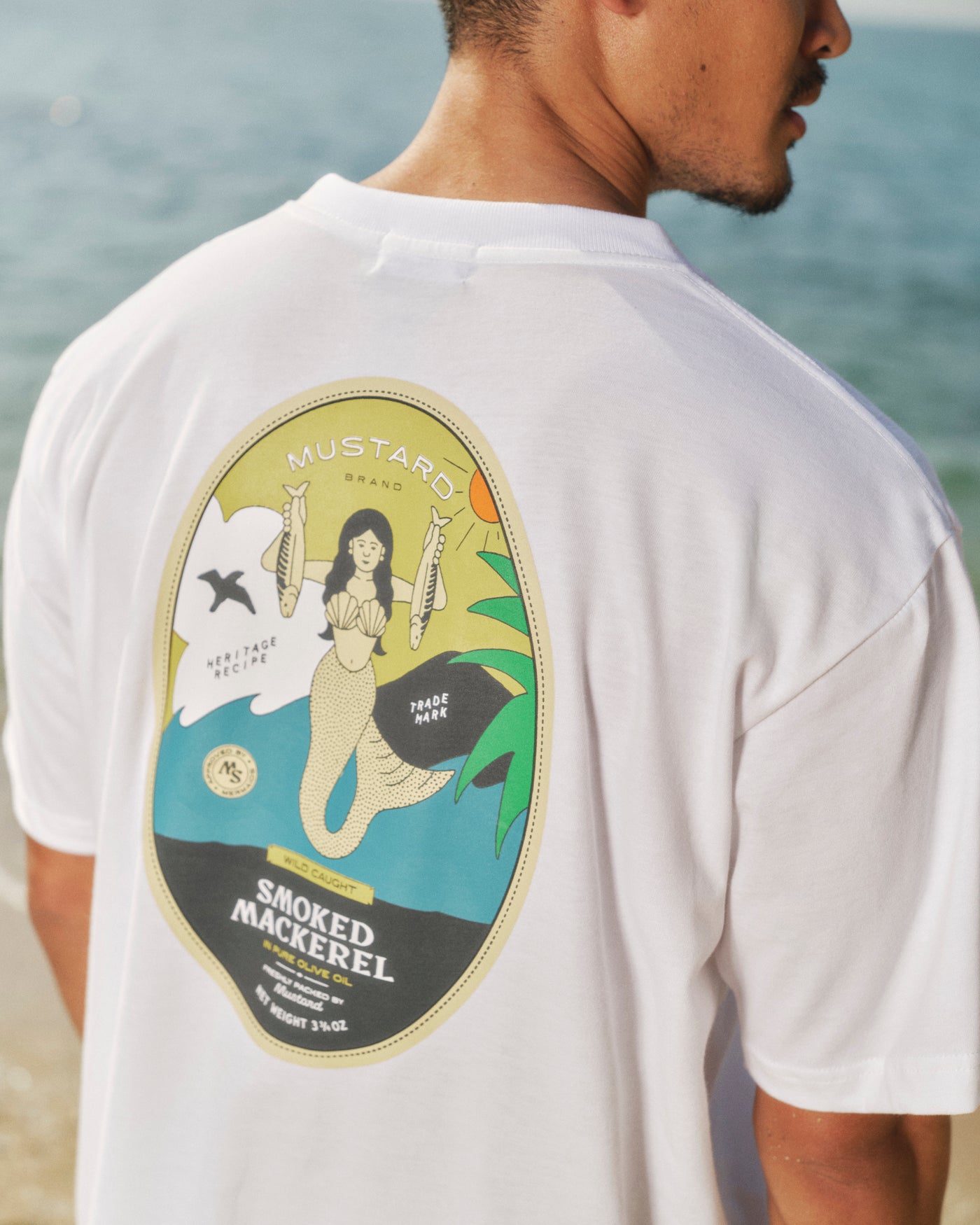 Mermaid Tee - White