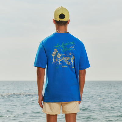 Andaman Blues Tee - Cobalt Blue