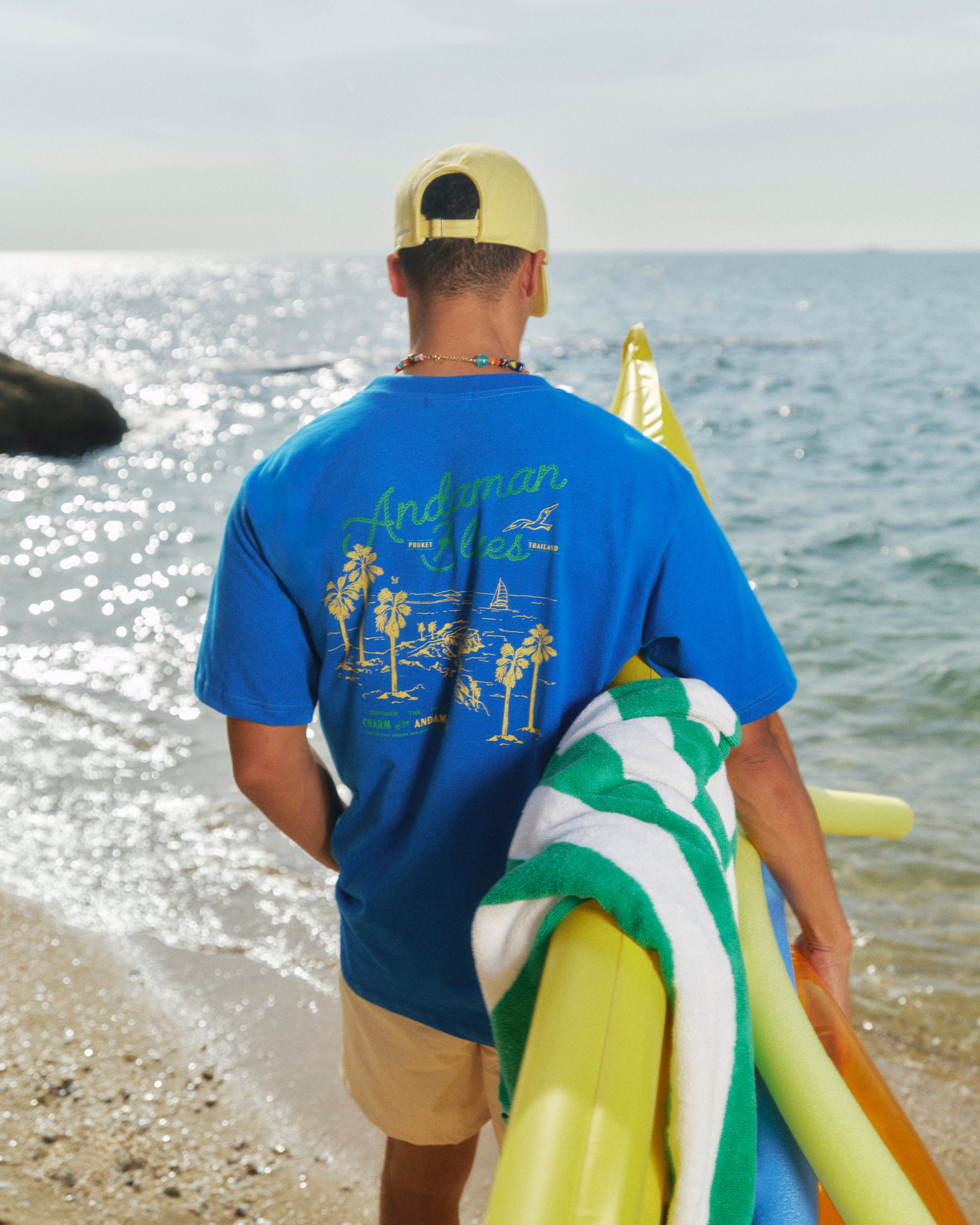 เสื้อยืด Andaman Blues - สีน้ำเงินโคบอลต์