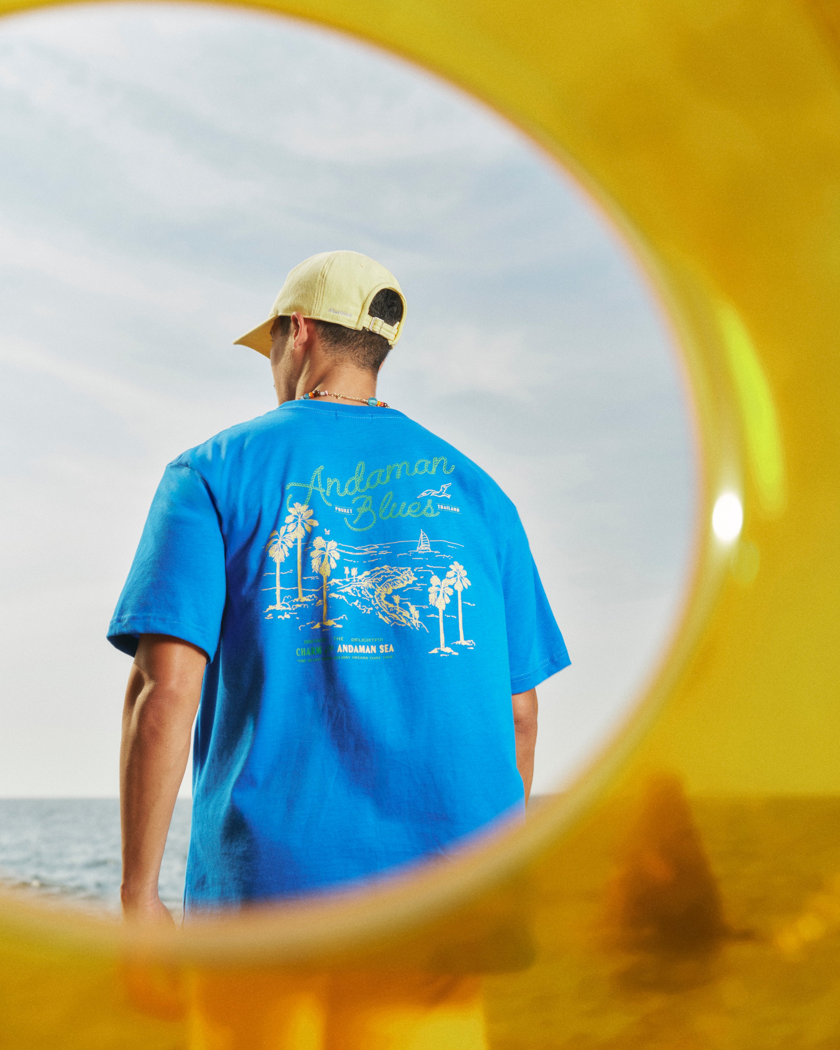 เสื้อยืด Andaman Blues - สีน้ำเงินโคบอลต์