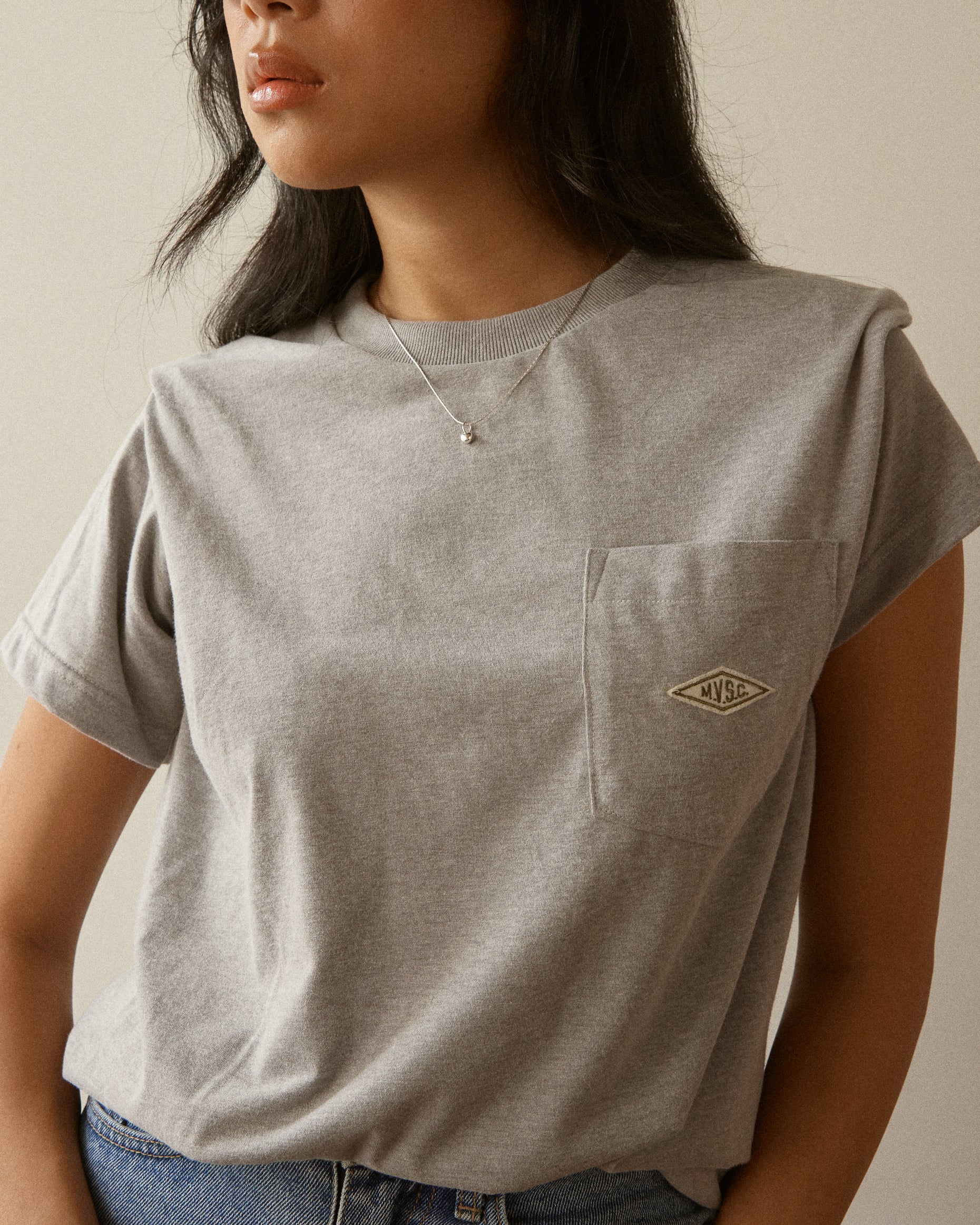 Mavericks Pocket Tee - Gray