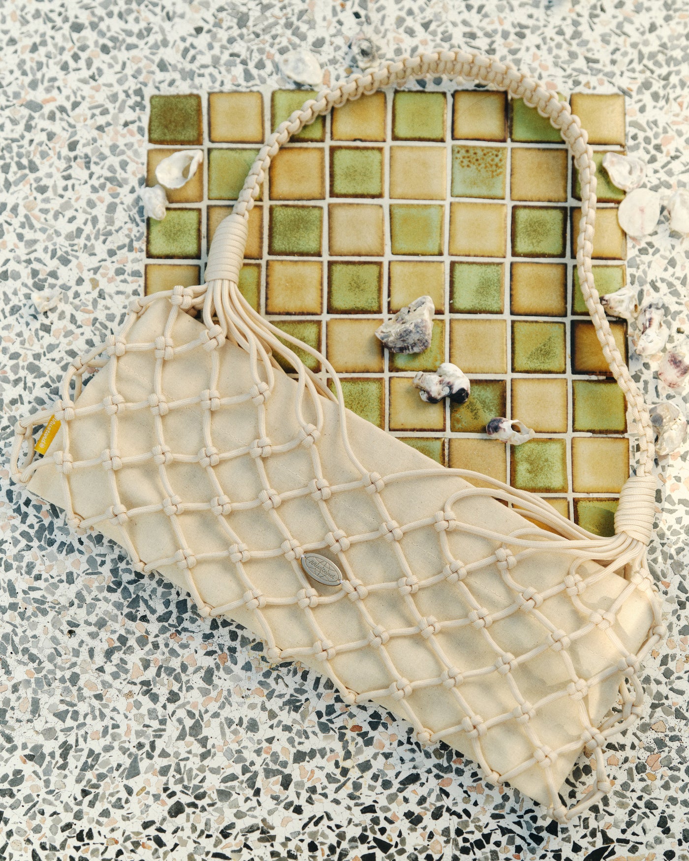 Laguna Macramé Bag - Cream