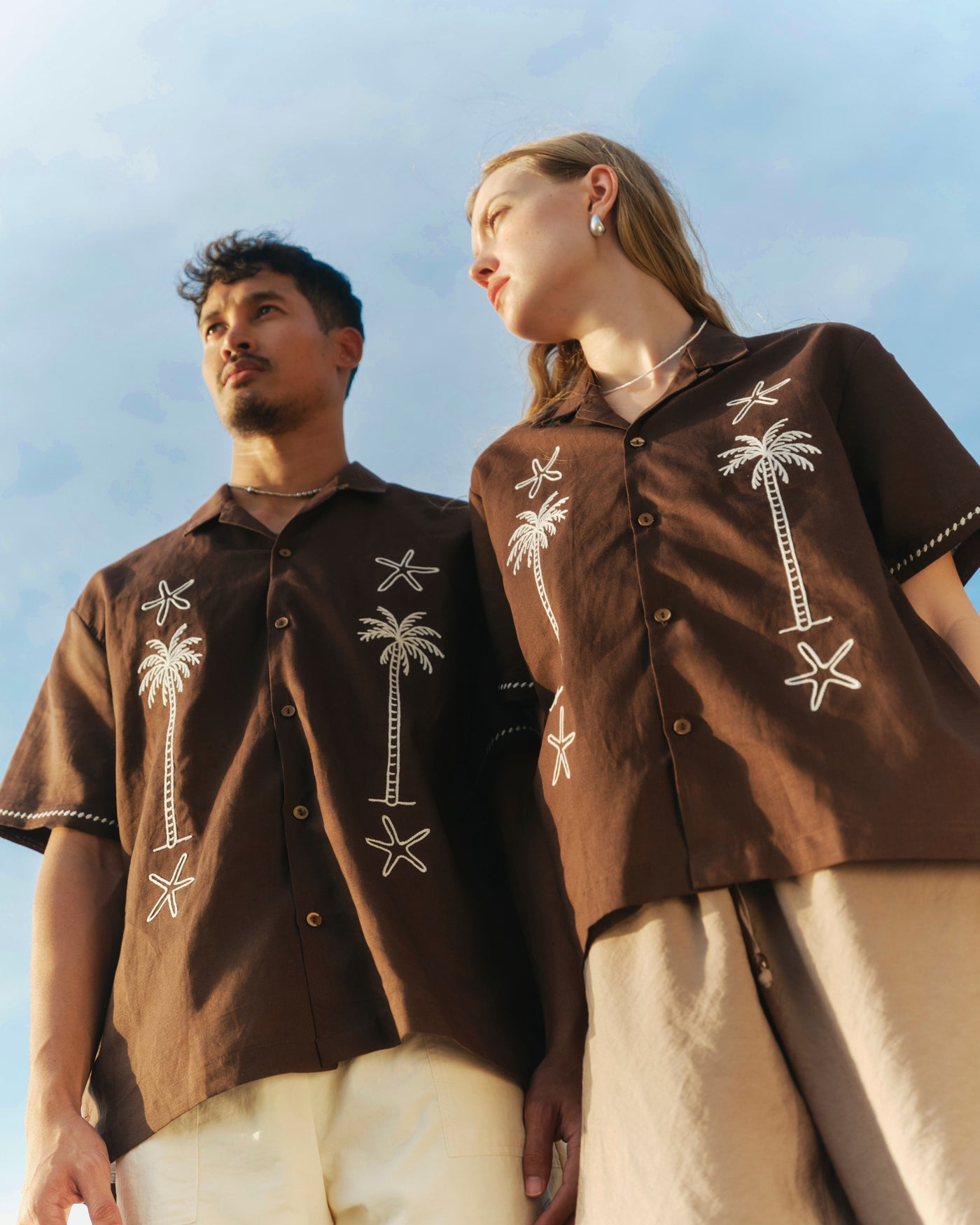 Laguna Palms Shirt - Brown