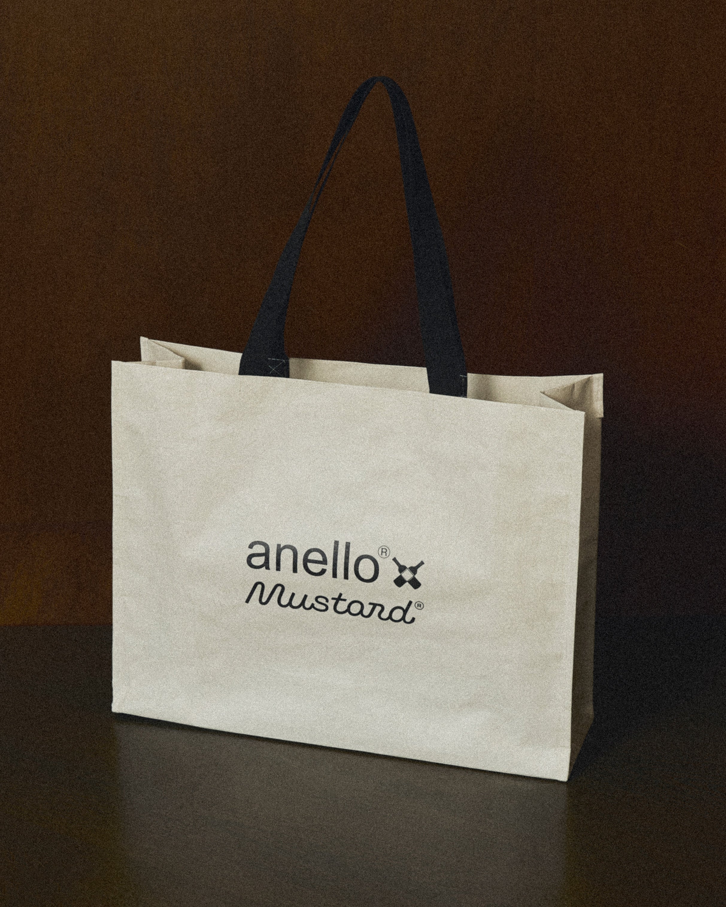 🎁 anello x Mustard Shopping Bag - Double (100% off)