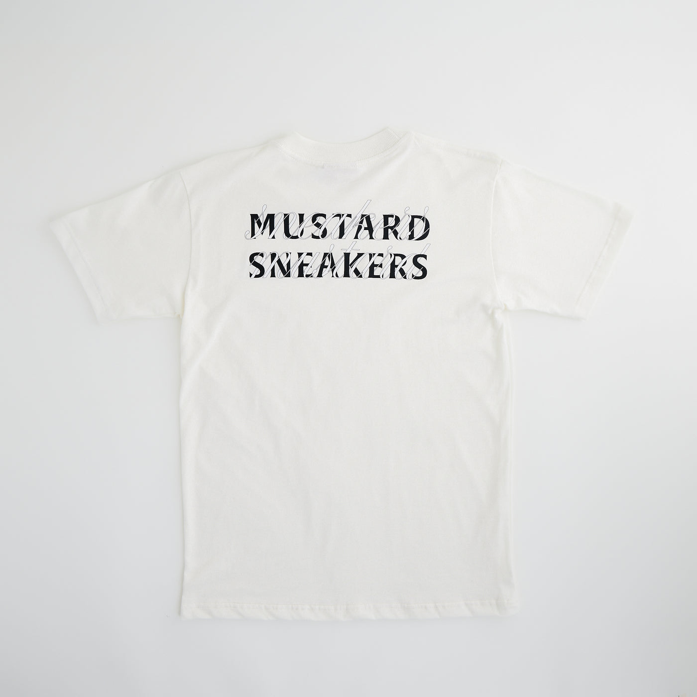 Mustard Tee - Off-White/Black